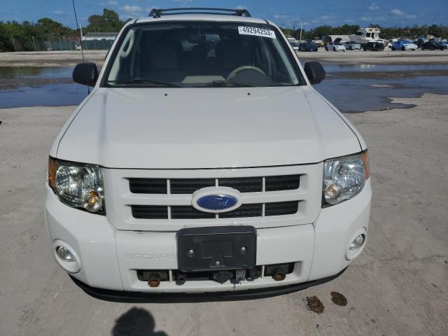 1FMCU4K35BKC60476 - 2011 FORD ESCAPE HYBRID WHITE photo 5