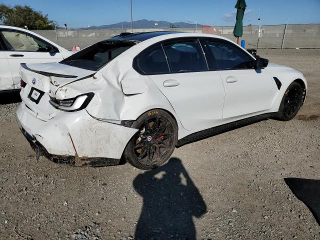 WBS43AY04PFP07315 - 2023 BMW M3 COMPETITION WHITE photo 3