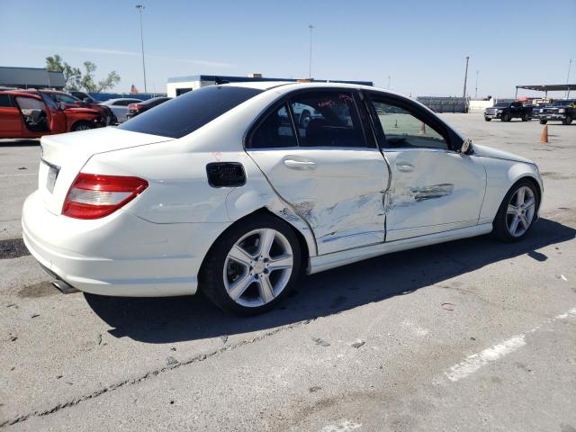 WDDGF5EB2BR134887 - 2011 MERCEDES-BENZ C300 300 WHITE photo 3