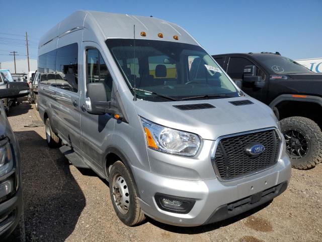 1FBVU4X81MKA48425 - 2021 FORD TRANSIT T-350 HD SILVER photo 4