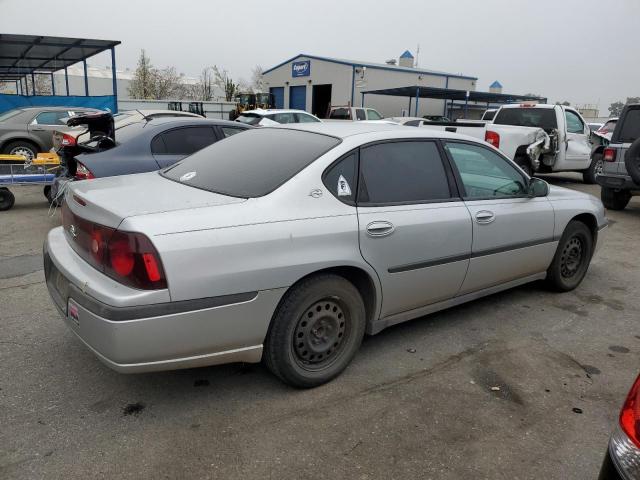 2G1WF52E739371254 - 2003 CHEVROLET IMPALA SILVER photo 3