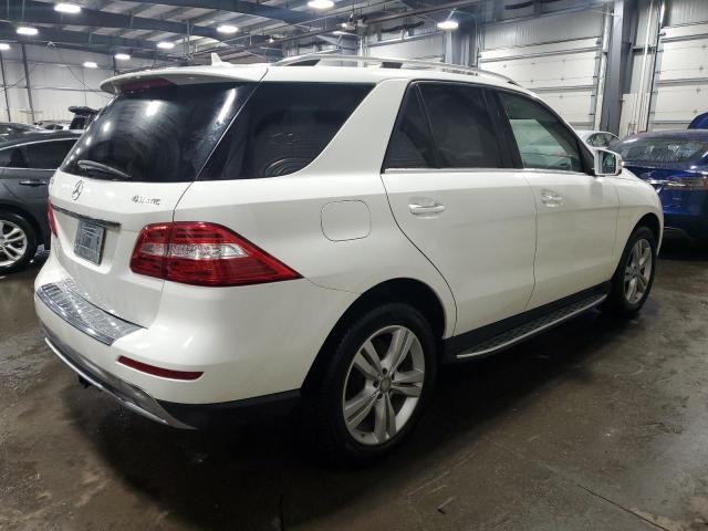 4JGDA5HB8FA498383 - 2015 MERCEDES-BENZ ML 350 4MATIC WHITE photo 3