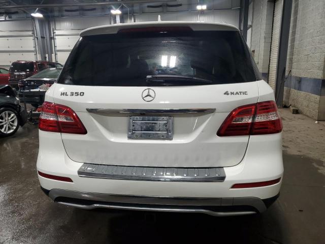 4JGDA5HB8FA498383 - 2015 MERCEDES-BENZ ML 350 4MATIC WHITE photo 6