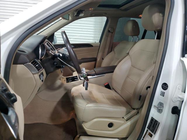 4JGDA5HB8FA498383 - 2015 MERCEDES-BENZ ML 350 4MATIC WHITE photo 7
