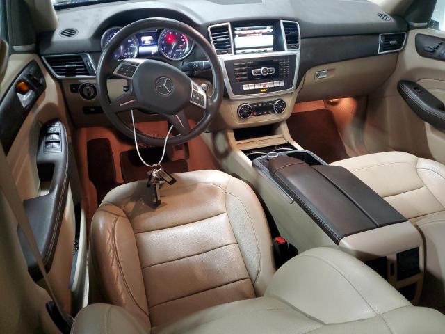 4JGDA5HB8FA498383 - 2015 MERCEDES-BENZ ML 350 4MATIC WHITE photo 8