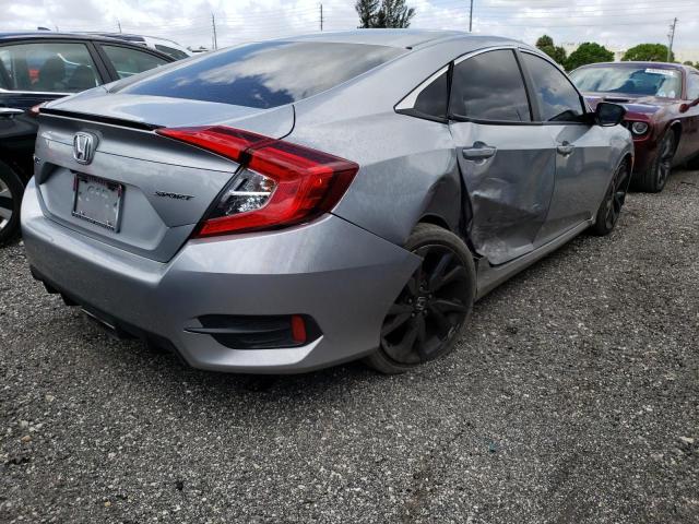 2HGFC2F83LH595891 - 2020 HONDA CIVIC SPORT 银色 照片 3