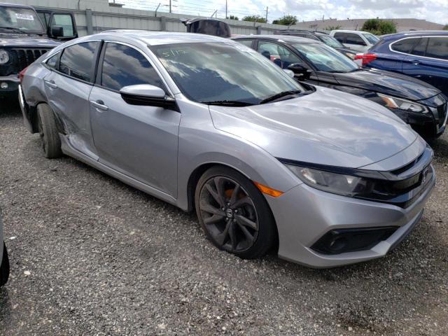 2HGFC2F83LH595891 - 2020 HONDA CIVIC SPORT 银色 照片 4