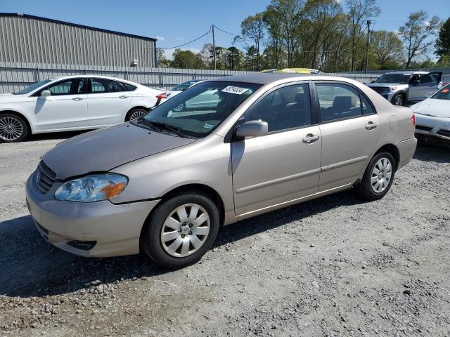 1NXBR32E13Z173334 - 2003 TOYOTA COROLLA CE BEIGE photo 1