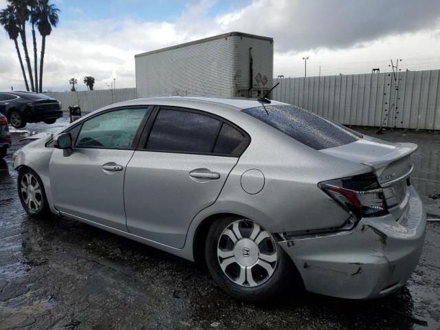 19XFB4F20EE201416 - 2014 HONDA CIVIC HYBRID SILVER photo 2