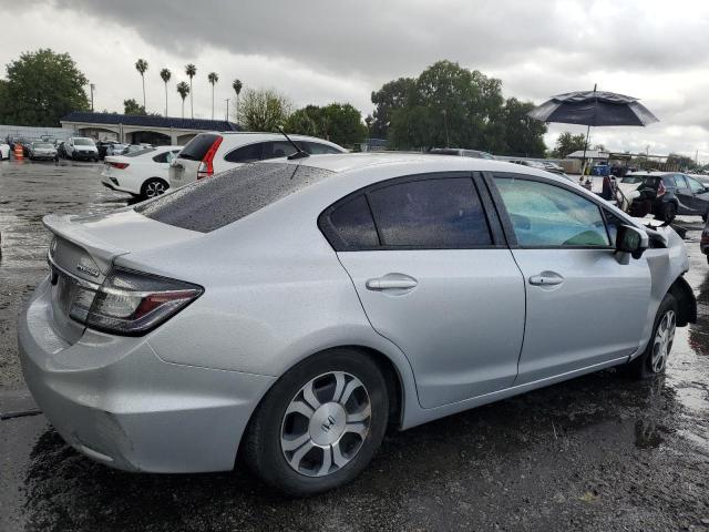 19XFB4F20EE201416 - 2014 HONDA CIVIC HYBRID SILVER photo 3