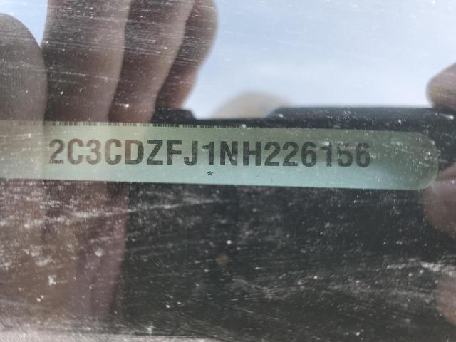 2C3CDZFJ1NH226156 - 2022 DODGE CHALLENGER R/T SCAT PACK GRAY photo 13