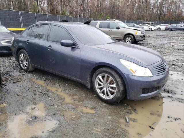 JNKCV61F99M053224 - 2009 INFINITI G37 BLUE photo 4