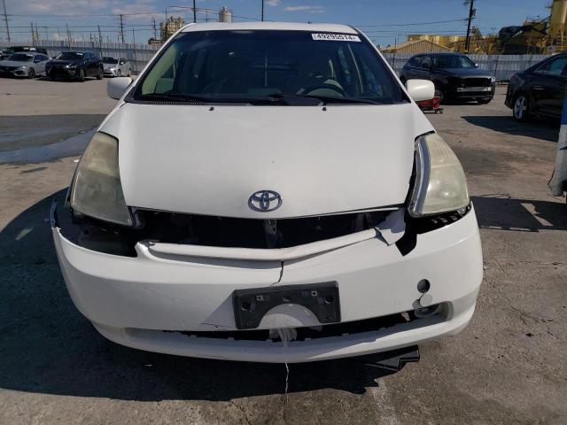 JTDKB20U053068077 - 2005 TOYOTA PRIUS WHITE photo 5