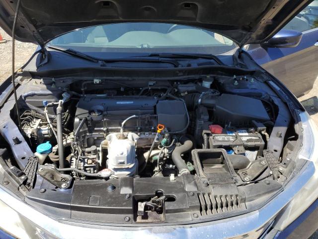 1HGCR2F30HA096560 - 2017 HONDA ACCORD LX BLUE photo 11