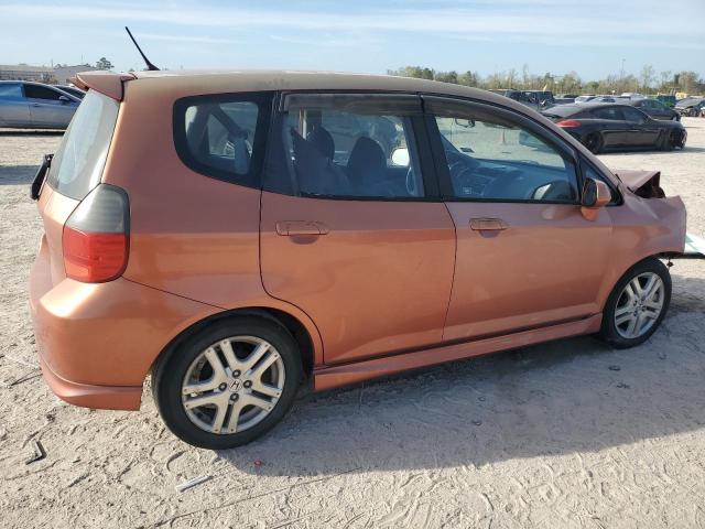JHMGD38697S011489 - 2007 HONDA FIT S 橙色 照片 3