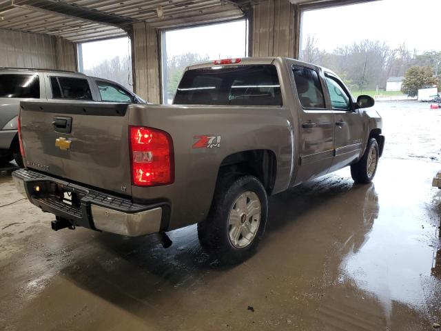 1GCPKSE7XCF201867 - 2012 CHEVROLET SILVERADO K1500 LT GRAY photo 3