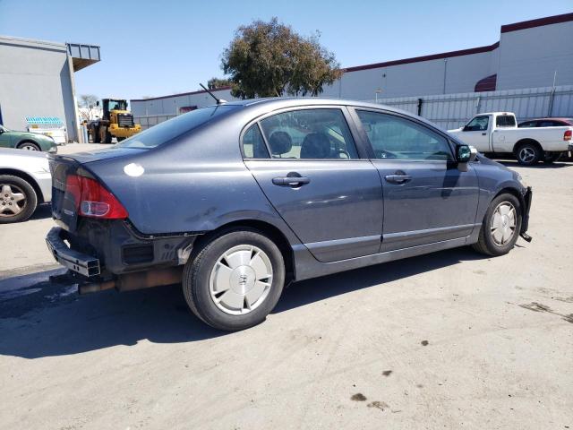 JHMFA362X6S009074 - 2006 HONDA CIVIC HYBRID GRAY photo 3