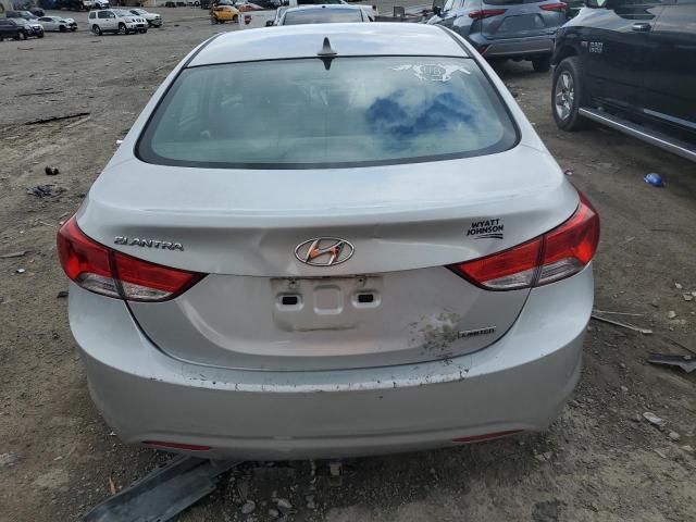 KMHDH4AEXDU885622 - 2013 HYUNDAI ELANTRA GLS SILVER photo 6