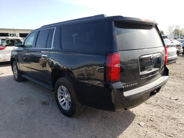 1GNSKJKC7FR530512 - 2015 CHEVROLET SUBURBAN K1500 LT BLACK photo 2