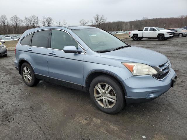 5J6RE4H70AL020258 - 2010 HONDA CR-V EXL BLUE photo 4