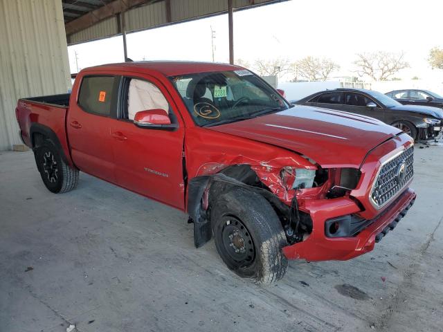 3TMAZ5CN6KM105351 - 2019 TOYOTA TACOMA DOUBLE CAB RED photo 4