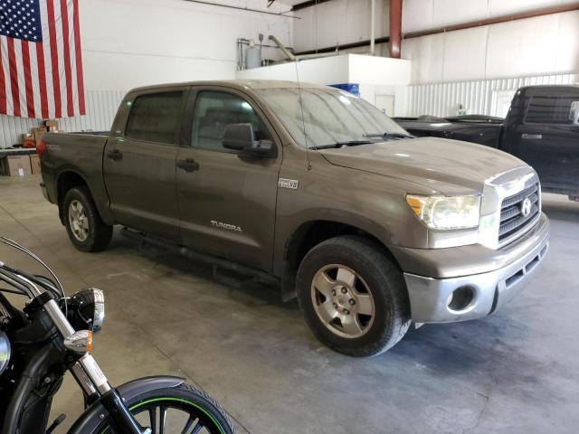 5TFEV54178X065244 - 2008 TOYOTA TUNDRA CREWMAX BROWN photo 4