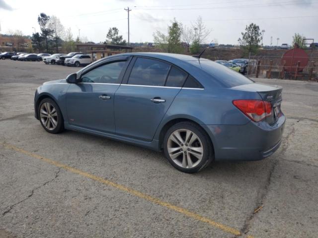 1G1PH5SC6C7326076 - 2012 CHEVROLET CRUZE LTZ BLUE photo 2