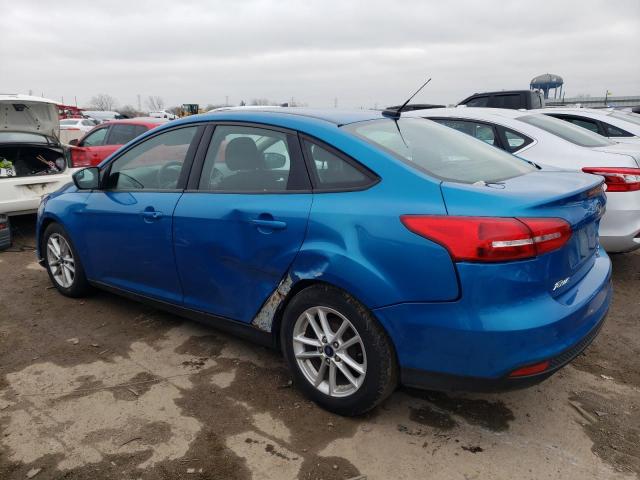 1FADP3F22GL368718 - 2016 FORD FOCUS SE BLUE photo 2