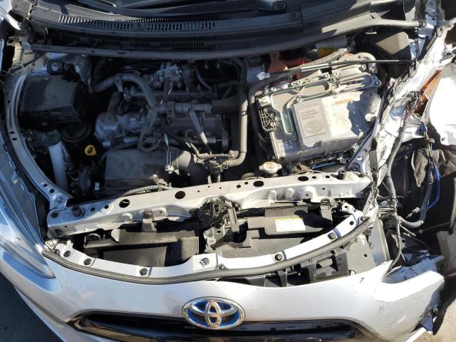 JTDKDTB32G1589160 - 2016 TOYOTA PRIUS C SILVER photo 11