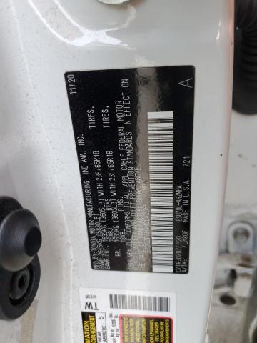 5TDGZRAH4MS042865 - 2021 TOYOTA HIGHLANDER XLE WHITE photo 13