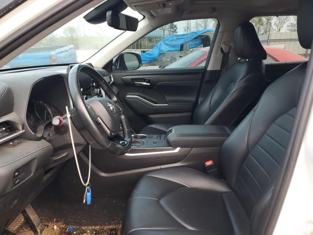 5TDGZRAH4MS042865 - 2021 TOYOTA HIGHLANDER XLE WHITE photo 7