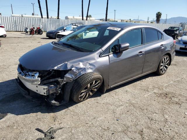 2HGFB2F94FH531486 - 2015 HONDA CIVIC EXL GRAY photo 1