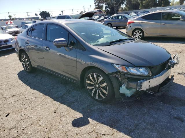 2HGFB2F94FH531486 - 2015 HONDA CIVIC EXL GRAY photo 4