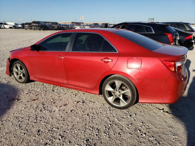 4T1BK1FK5CU503940 - 2012 TOYOTA CAMRY SE RED photo 2