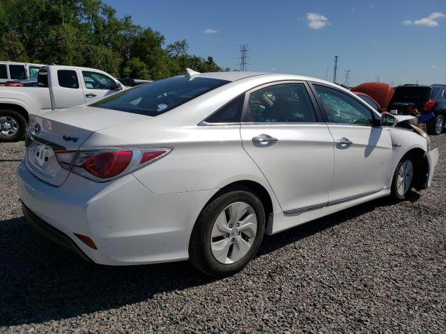 KMHEC4A49DA050798 - 2013 HYUNDAI SONATA HYBRID WHITE photo 3