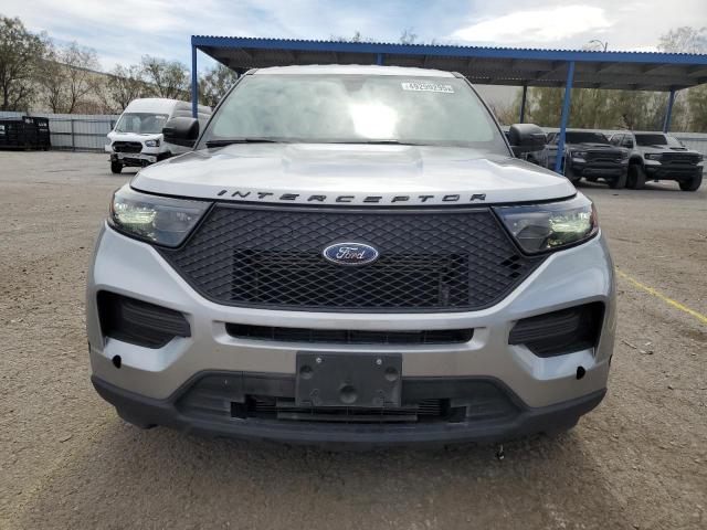 1FM5K8AC4MNA05665 - 2021 FORD EXPLORER POLICE INTERCEPTOR ვერცხლისფერი ფოტო 5