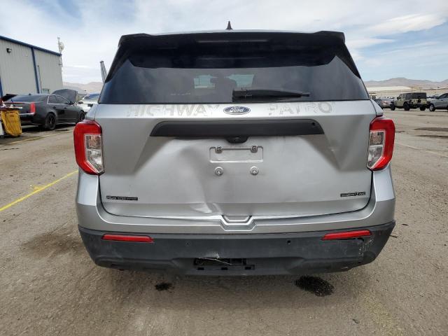 1FM5K8AC4MNA05665 - 2021 FORD EXPLORER POLICE INTERCEPTOR ვერცხლისფერი ფოტო 6