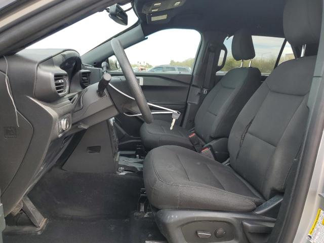 1FM5K8AC4MNA05665 - 2021 FORD EXPLORER POLICE INTERCEPTOR ვერცხლისფერი ფოტო 7