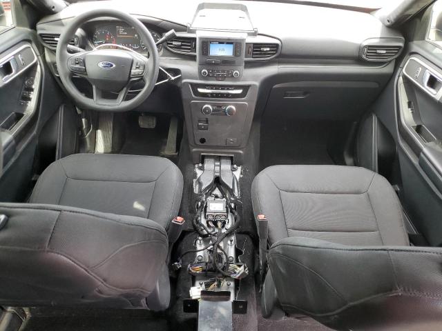 1FM5K8AC4MNA05665 - 2021 FORD EXPLORER POLICE INTERCEPTOR ვერცხლისფერი ფოტო 8