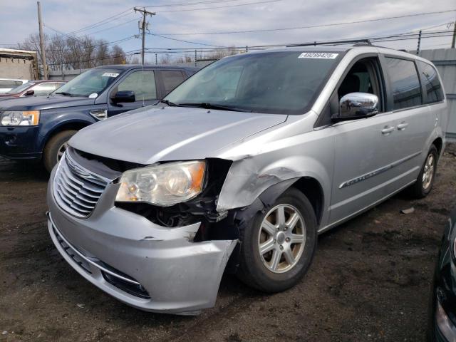 2C4RC1CG3CR156363 - 2012 CHRYSLER TOWN & COU TOURING L SILVER photo 1