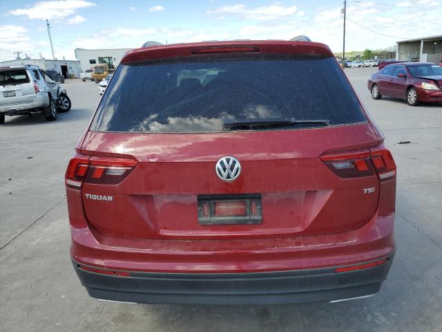 3VV1B7AX2JM159914 - 2018 VOLKSWAGEN TIGUAN S RED photo 6