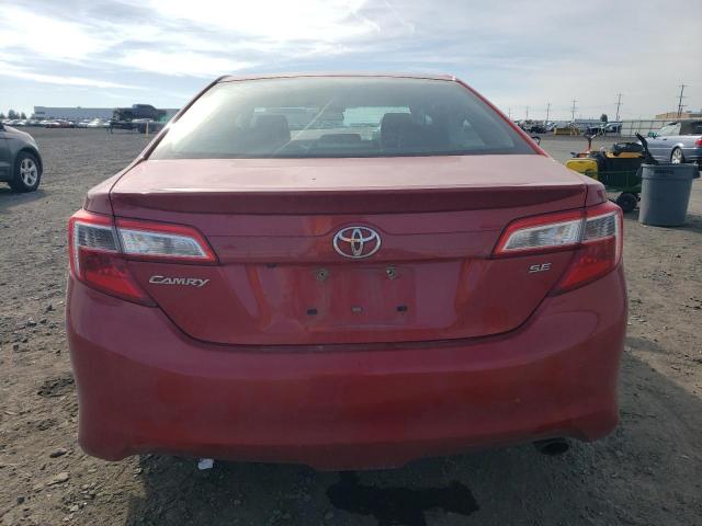 4T1BF1FK3EU817268 - 2014 TOYOTA CAMRY L RED photo 6