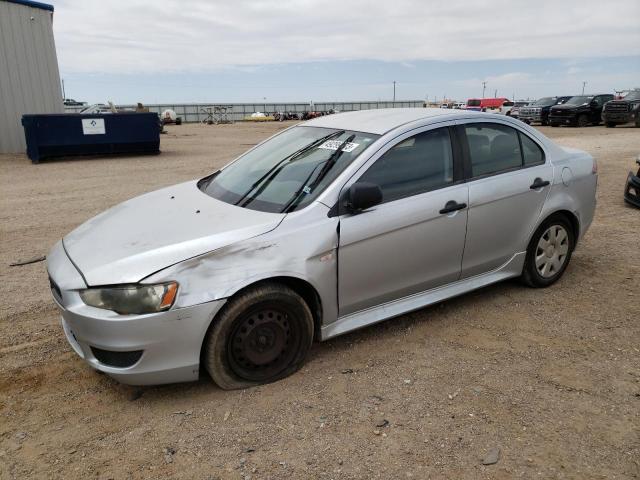 JA32U1FU8AU026674 - 2010 MITSUBISHI LANCER DE SILVER photo 1