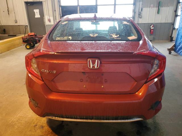 19XFC1F33KE203192 - 2019 HONDA CIVIC EX RED photo 6