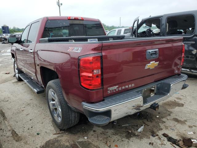 3GCUKSEC2FG379307 - 2015 CHEVROLET SILVERADO K1500 LTZ BURGUNDY photo 2