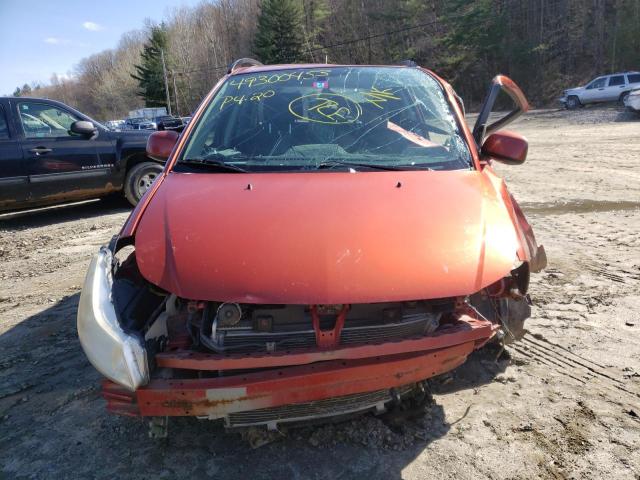 JS2YB5A32B6303029 - 2011 SUZUKI SX4 ORANGE photo 5