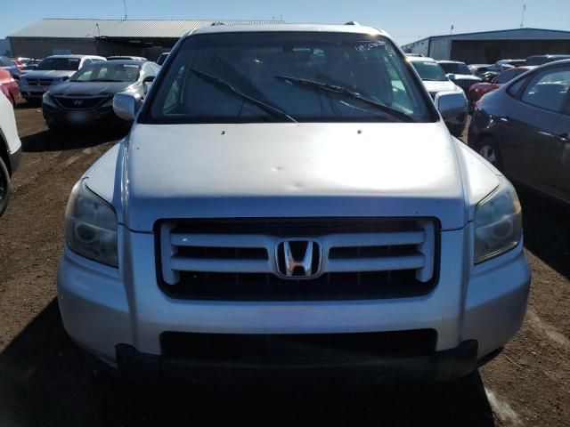 2HKYF18617H514095 - 2007 HONDA PILOT EXL SILVER photo 5