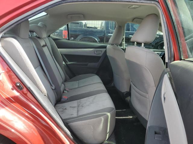 2T1BURHE3JC024057 - 2018 TOYOTA COROLLA L RED photo 10