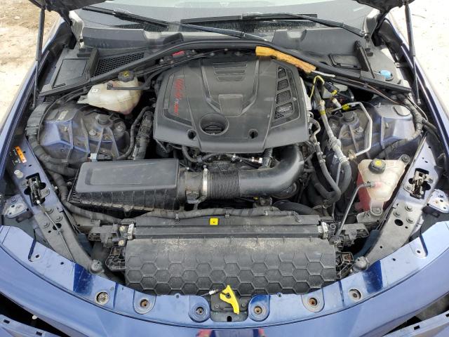 ZARFAEDN7J7590223 - 2018 ALFA ROMEO GIULIA Q4 ლურჯი ფოტო 11