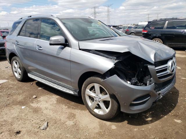 4JGDA5HB0GA786528 - 2016 MERCEDES-BENZ GLE 350 4MATIC GRAY photo 4